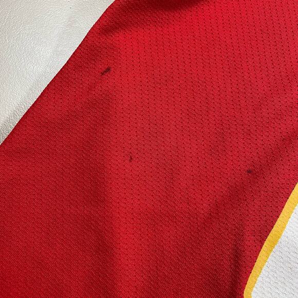 Chiefs XL Logo 7 89 Rison Jersey Red White Short Sleeve Top Shirt Team Vintage - Picture 7 of 13